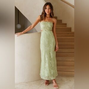 Fortunate One Cascalone Maxi Dress Sage